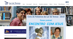 Desktop Screenshot of lardetereza.org.br